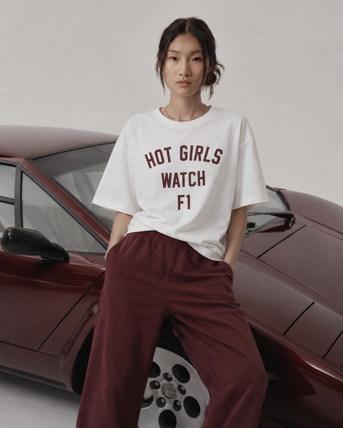 Hot Girls Watch Racing Tee