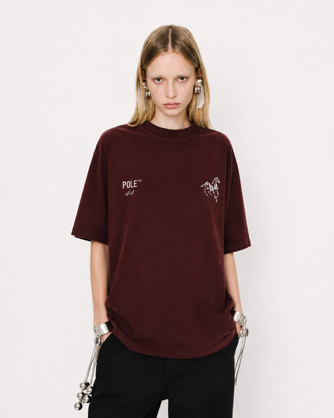 No. 44 Embroidered Tee